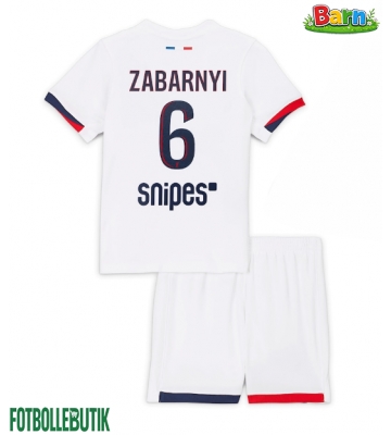 Paris Saint-Germain Illia Zabarnyi #6 Bortaställ Barn 2025-26 Kortärmad (+ Korta byxor)